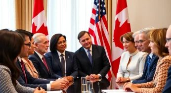 Canadian Prime Minister Optimistic on U.S.-Canada Trade Talks