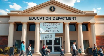 Big Cuts at the Education Department: Over 1,300 Jobs Gone!
