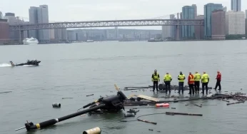 Tragic Helicopter Crash Claims Lives in Hudson River