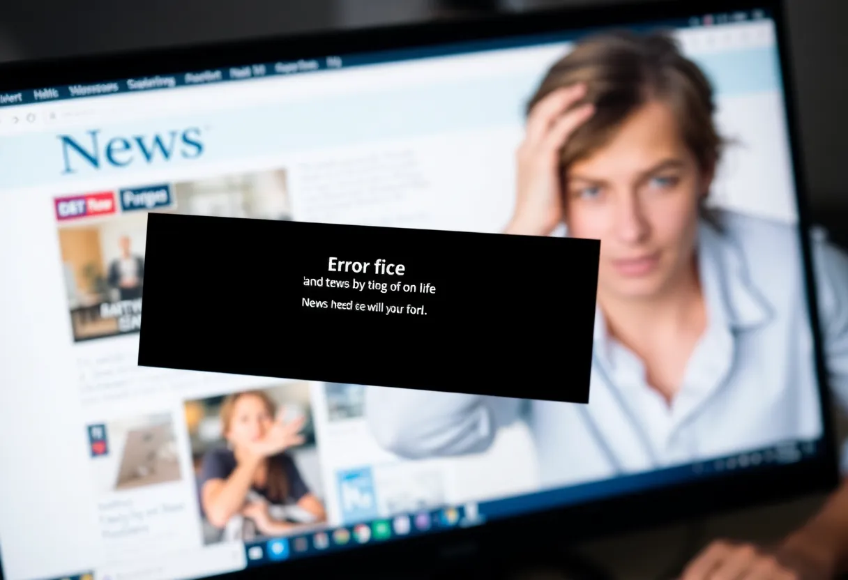 Technical Glitch on ABC News Site
