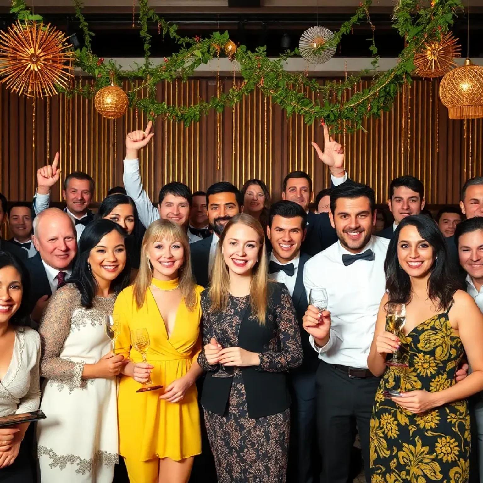 Awards ceremony celebrating hospitality in St. Petersburg.