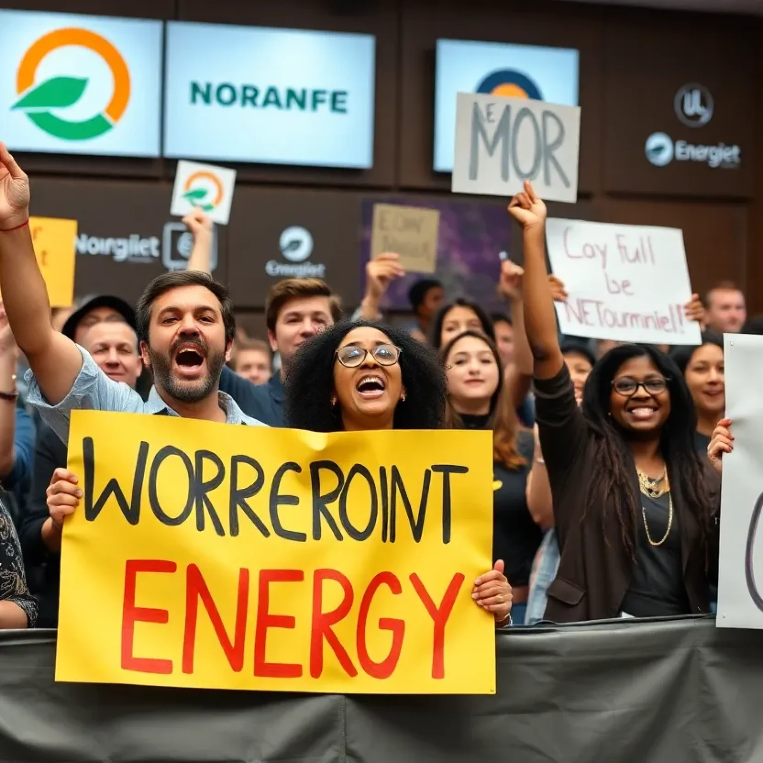 Climate Change Activists at Woodside Energy