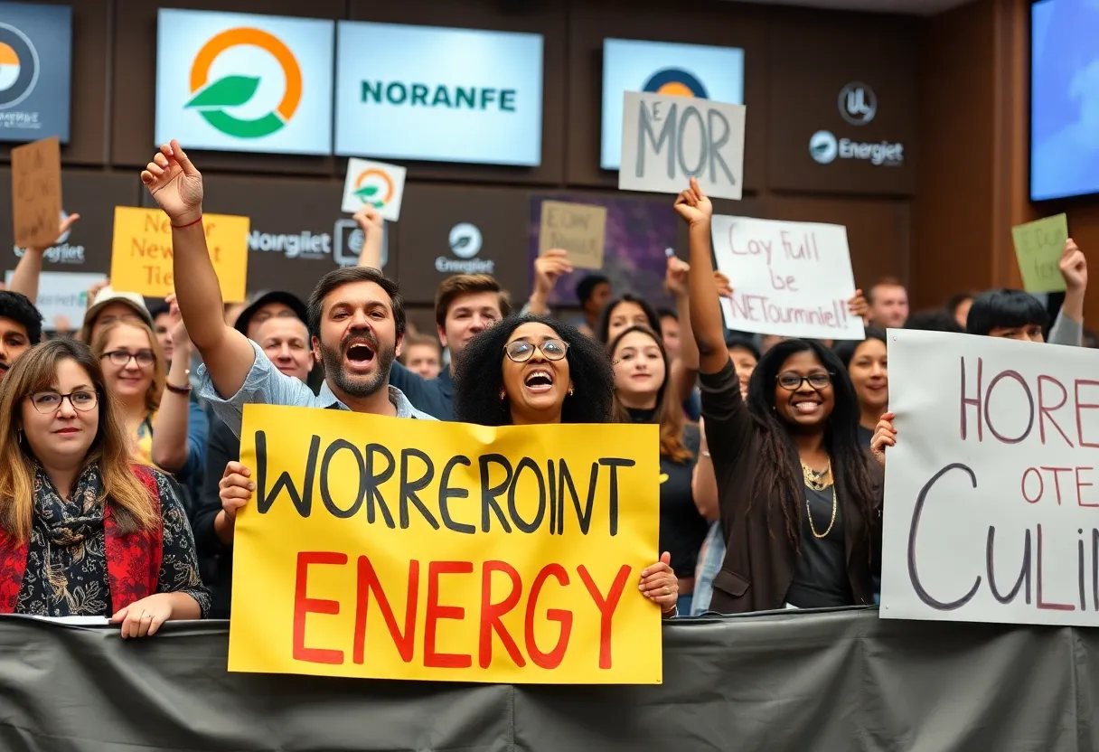 Climate Change Activists at Woodside Energy
