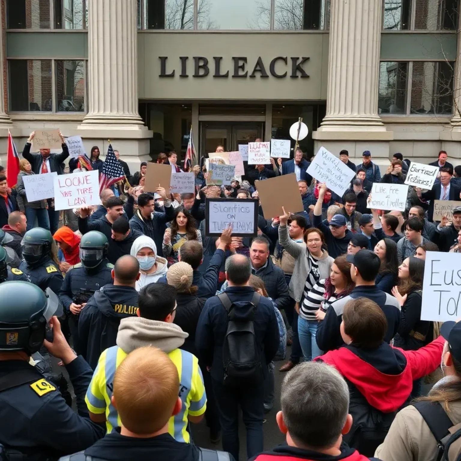 Columbia University Protest March