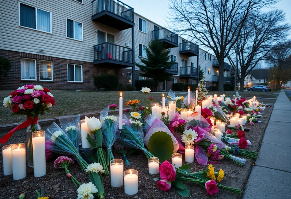 Community memorial for shooting victims