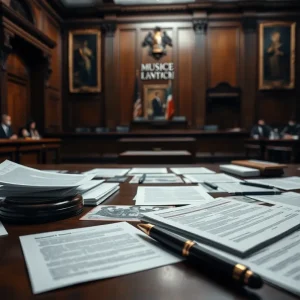 Courtroom Scene