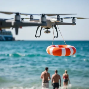 Drone Rescue at Pensacola Beach