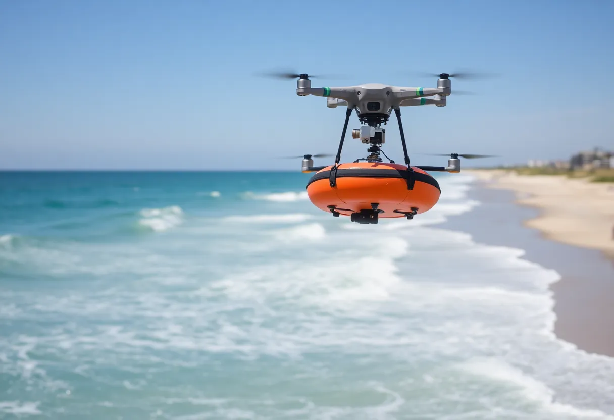 Drone Rescue at Pensacola Beach