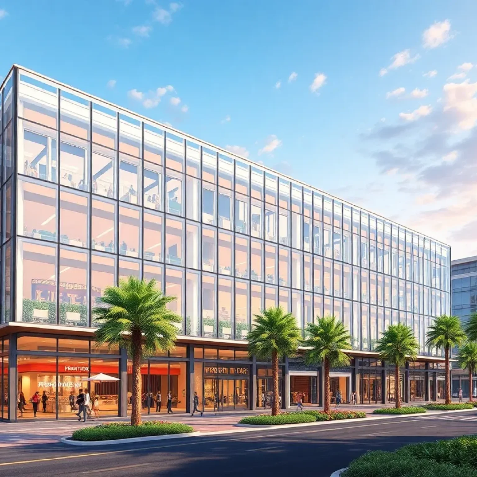 Rendering of the upcoming redevelopment of the Frontier building in St. Petersburg.