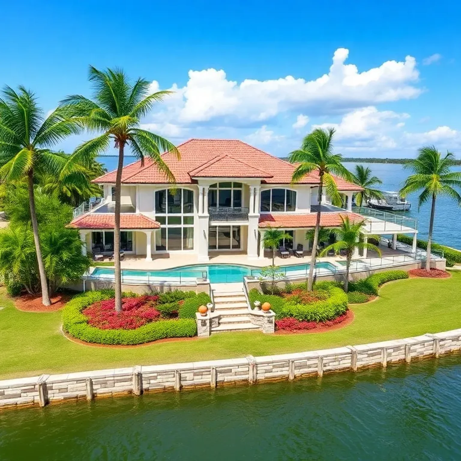 Gulfport luxury waterfront estate with scenic views