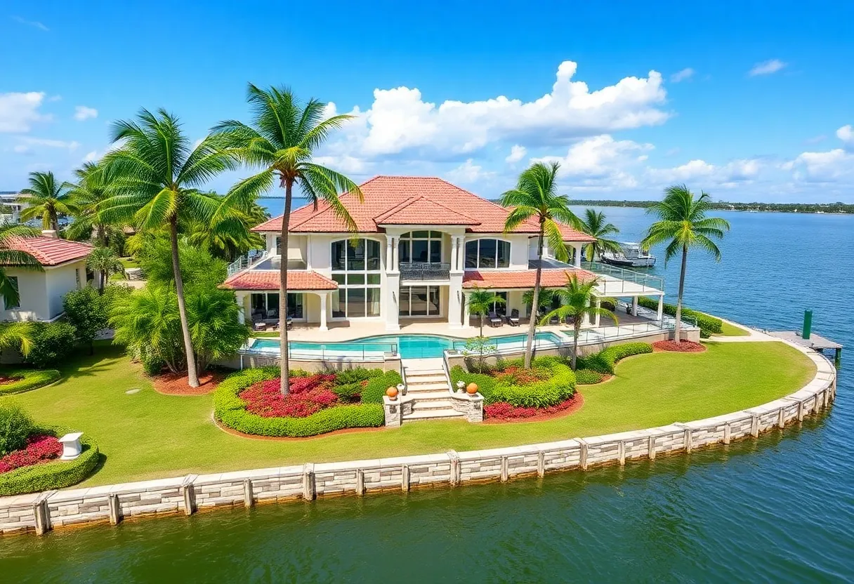 Gulfport luxury waterfront estate with scenic views