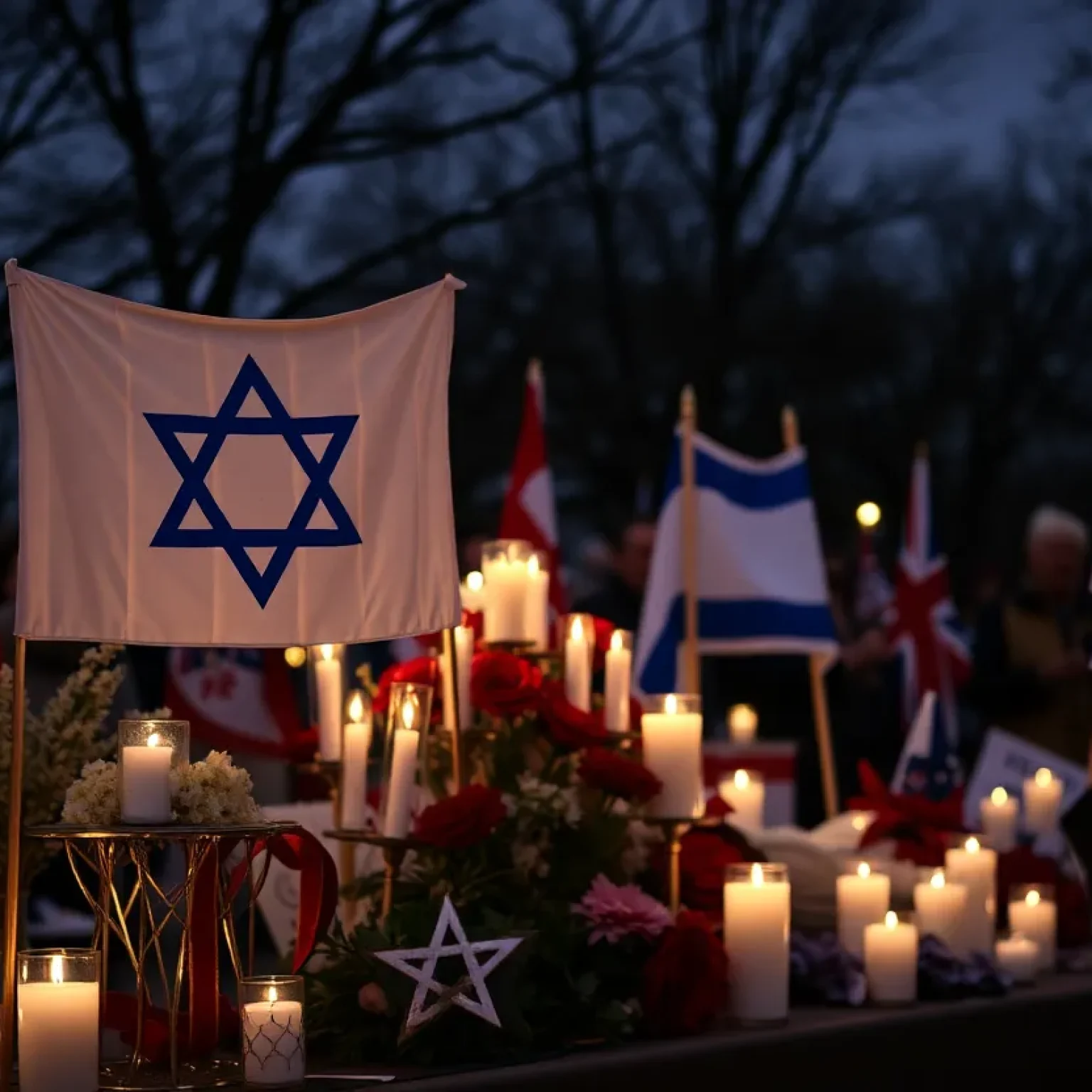 A memorial honoring the victims of antisemitic violence in Washington D.C.