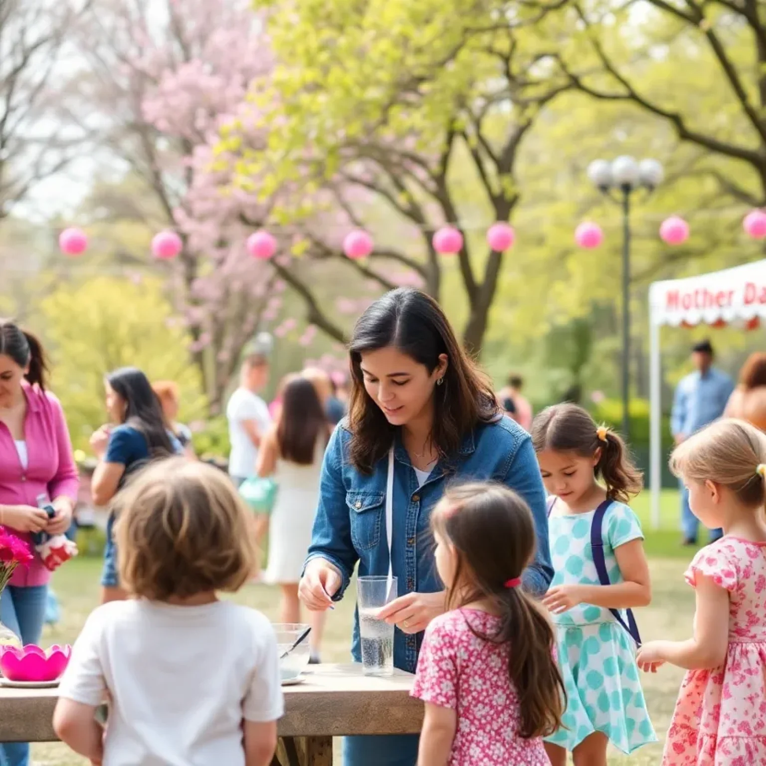 Families enjoying Mother's Day weekend activities in Pinellas County