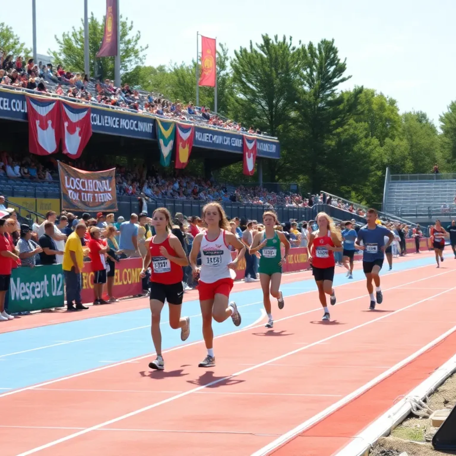 NCAA Track Championship in Action
