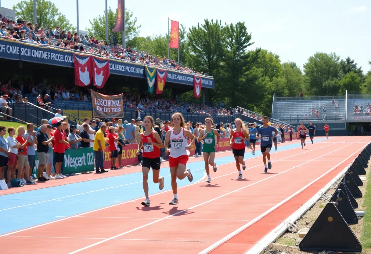 NCAA Track Championship in Action