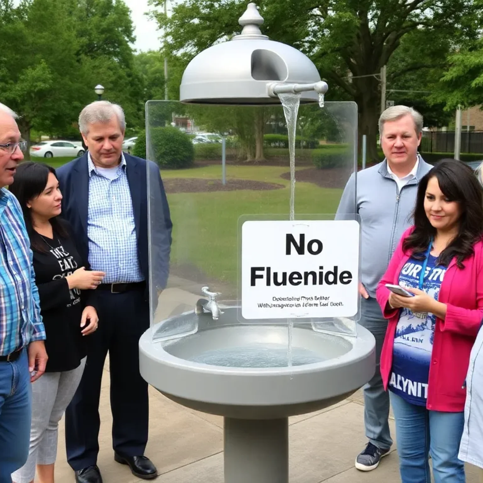 No Fluoride Water Fountain