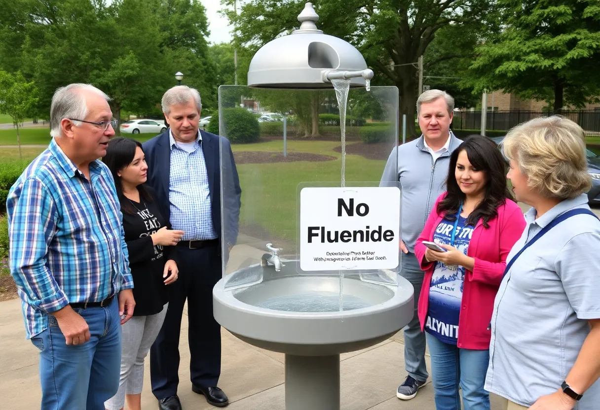 No Fluoride Water Fountain