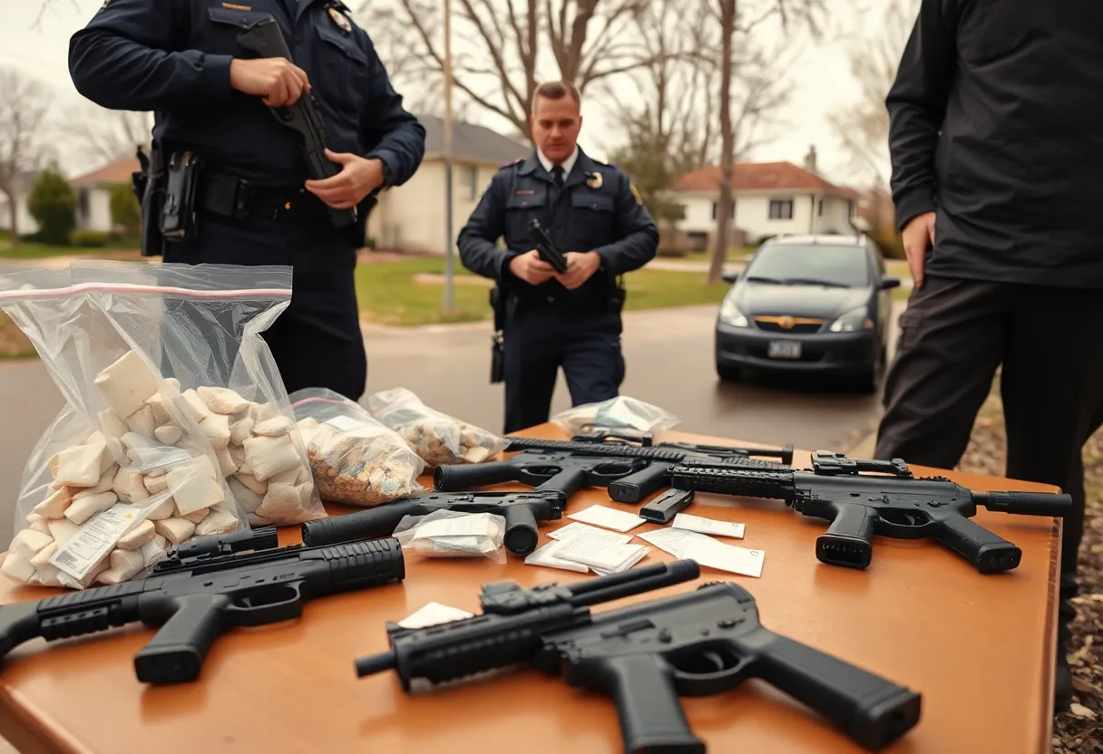 Police Raid on Drug Operation