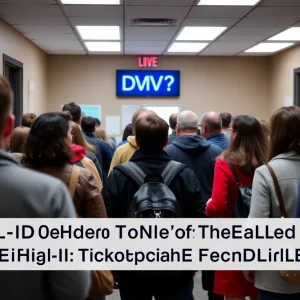 REAL ID DMV Line