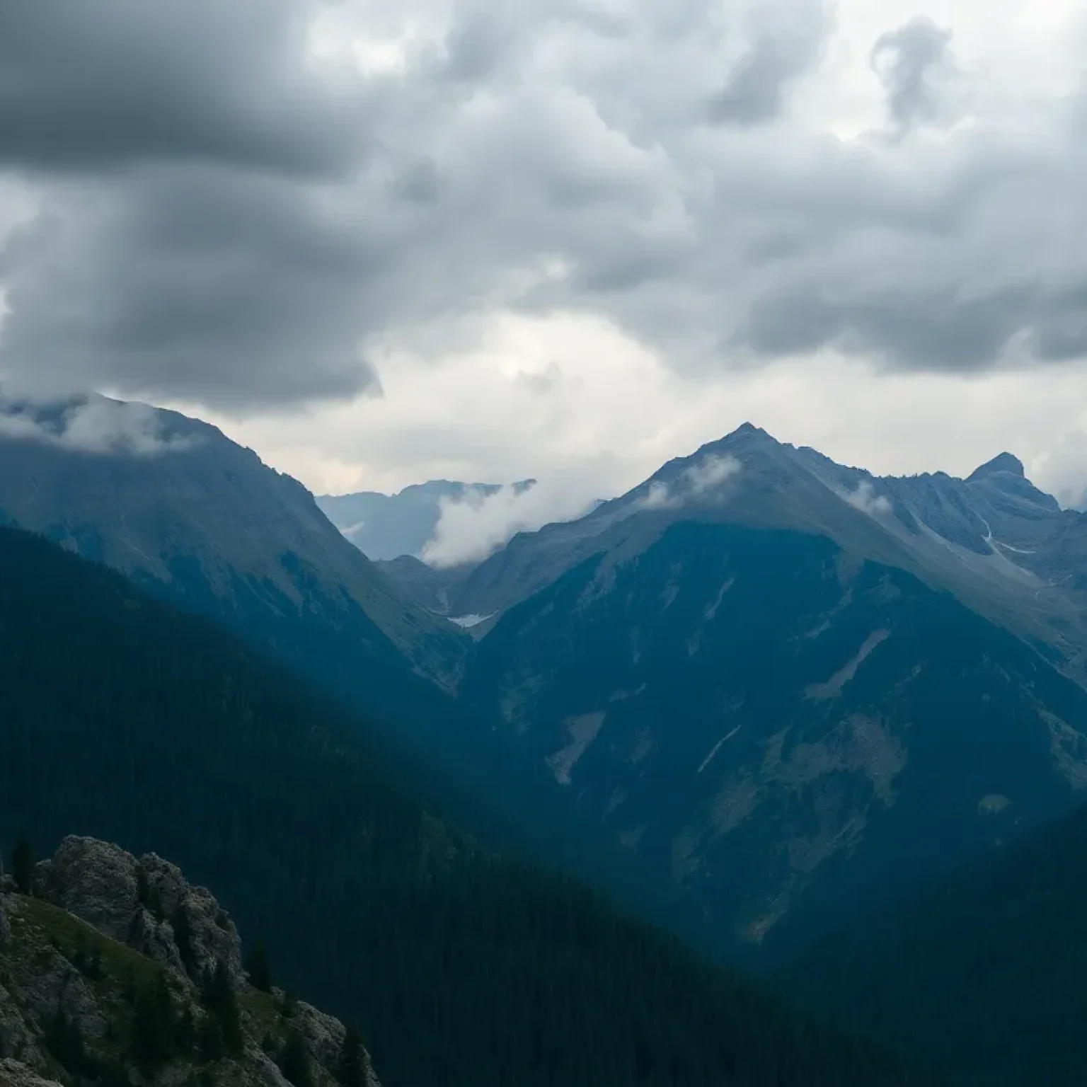 Climbers Facing Challenges in the Mountains