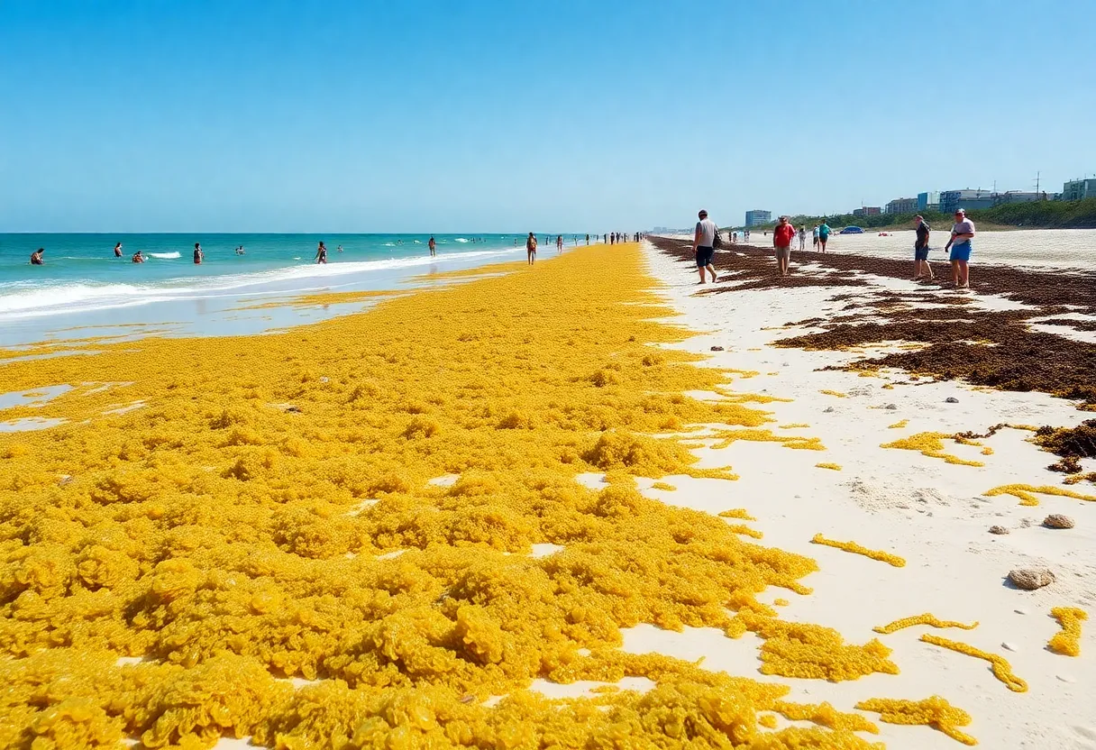 Sargassum Seaweed Impact on Florida Beaches