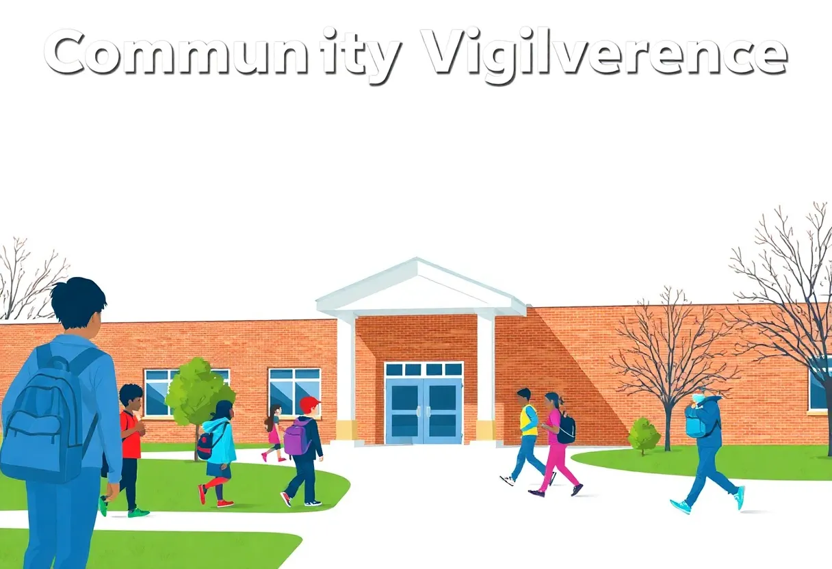 Visual representation of school safety measures.