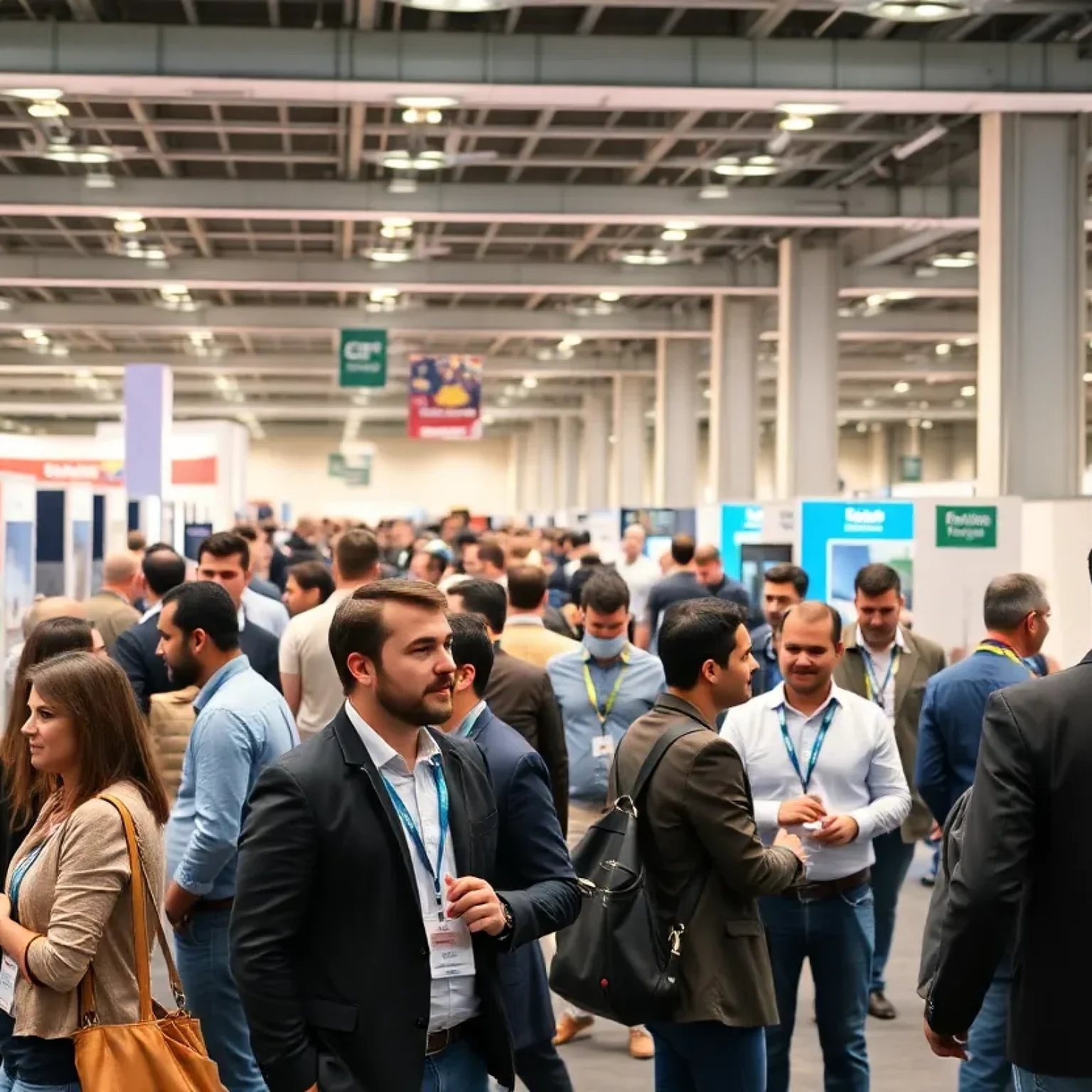 Attendees at the St. Petersburg Supplier Summit engaging in networking activities