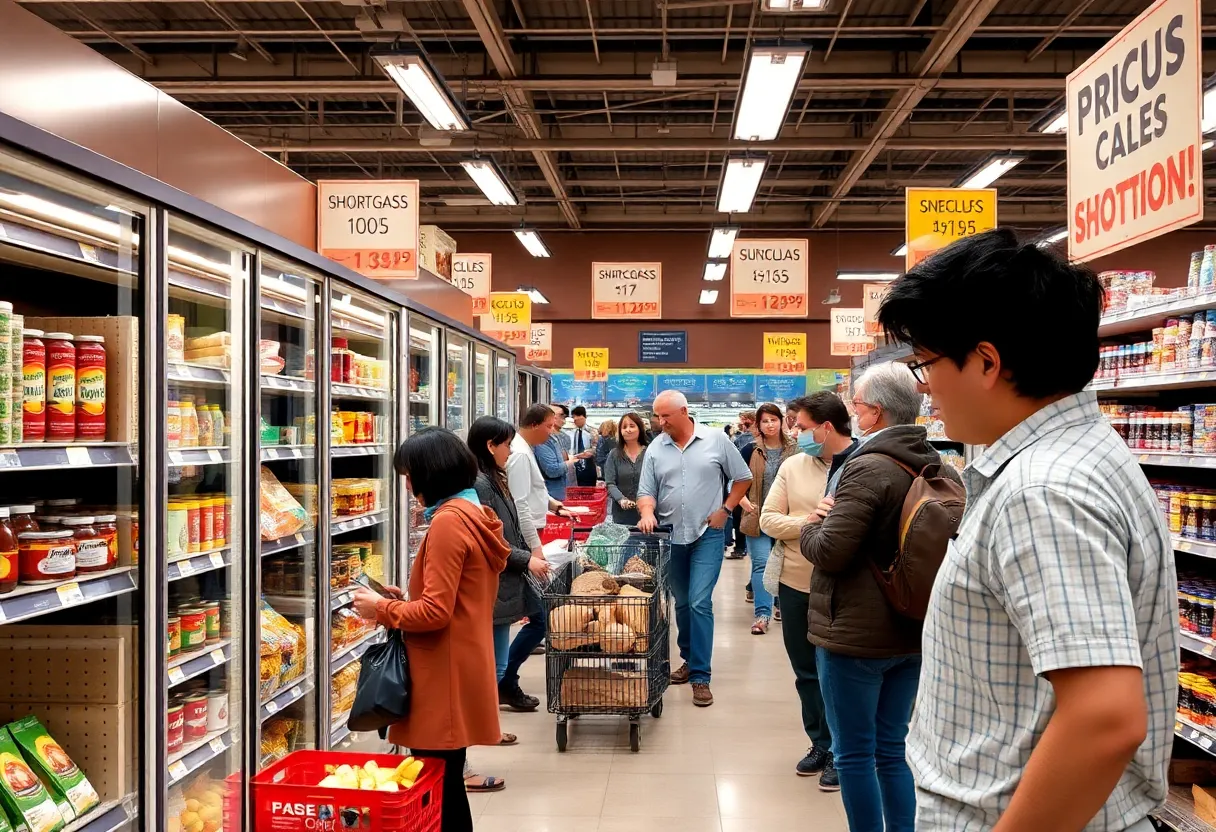 Stockpiling Concerns in Grocery Stores