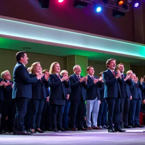 Sunshine City Chorus performing at Barbershop Harmony Championship