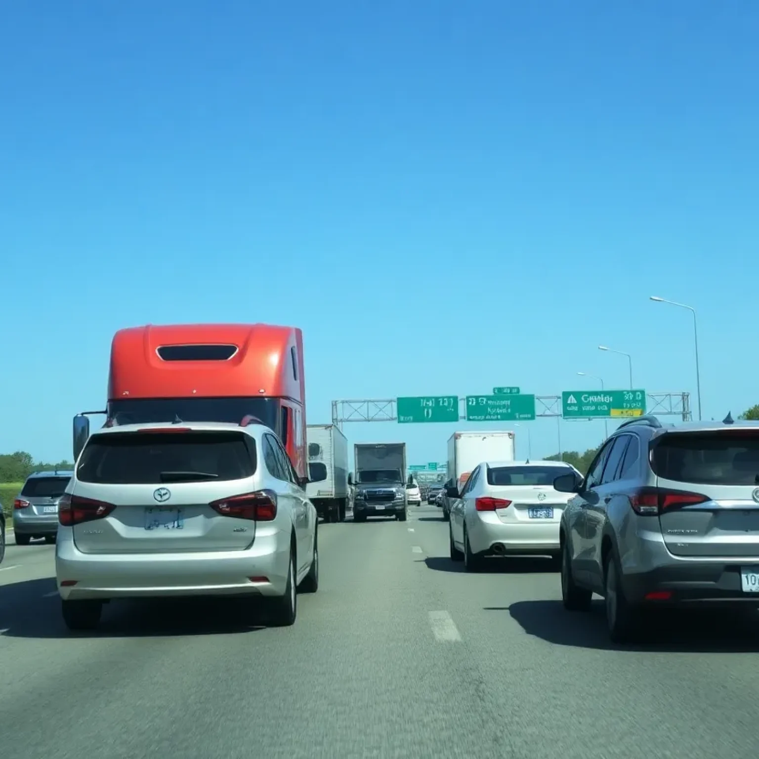 Multi-vehicle accident on Sunshine Skyway Bridge