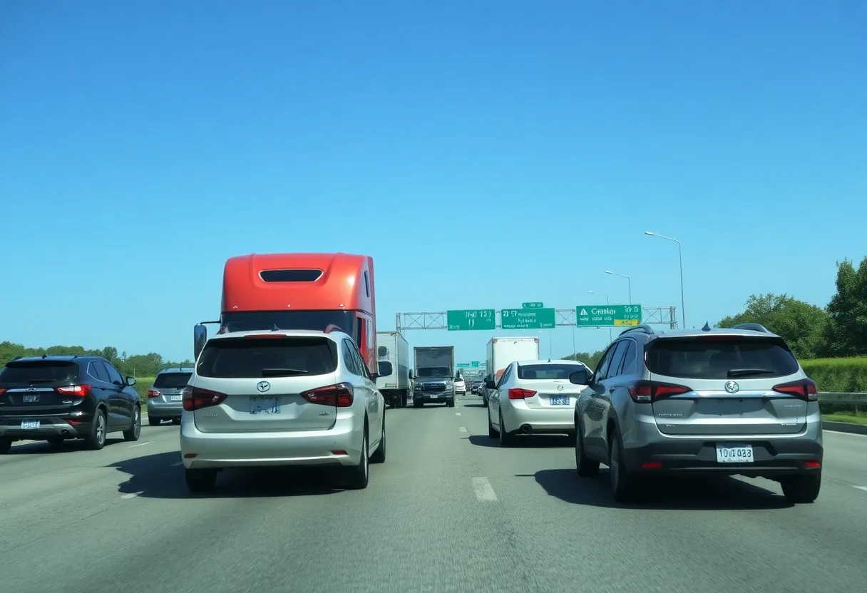 Multi-vehicle accident on Sunshine Skyway Bridge
