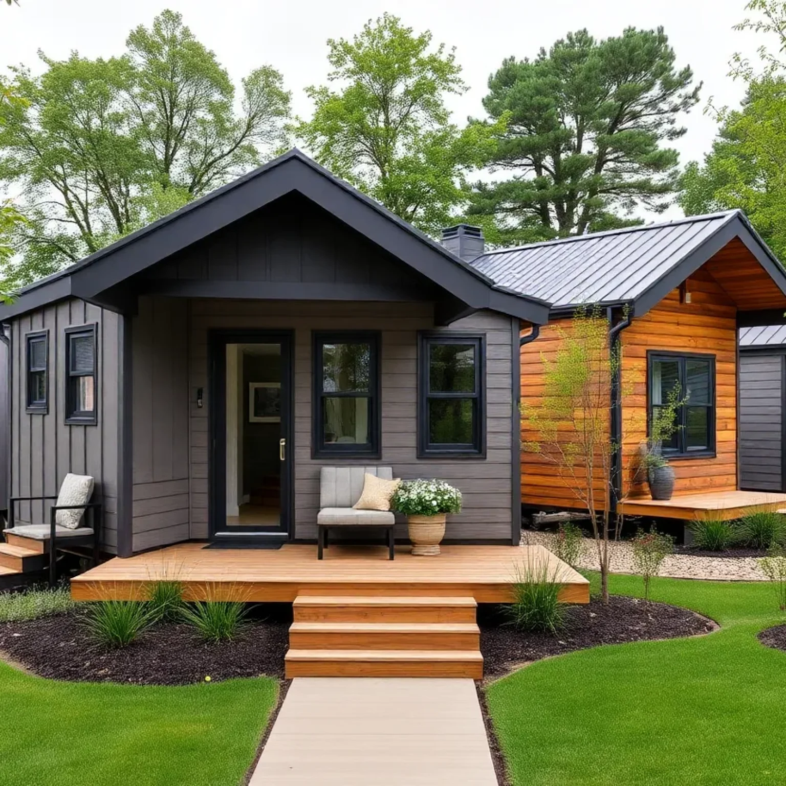 Community of tiny homes built for homeless veterans