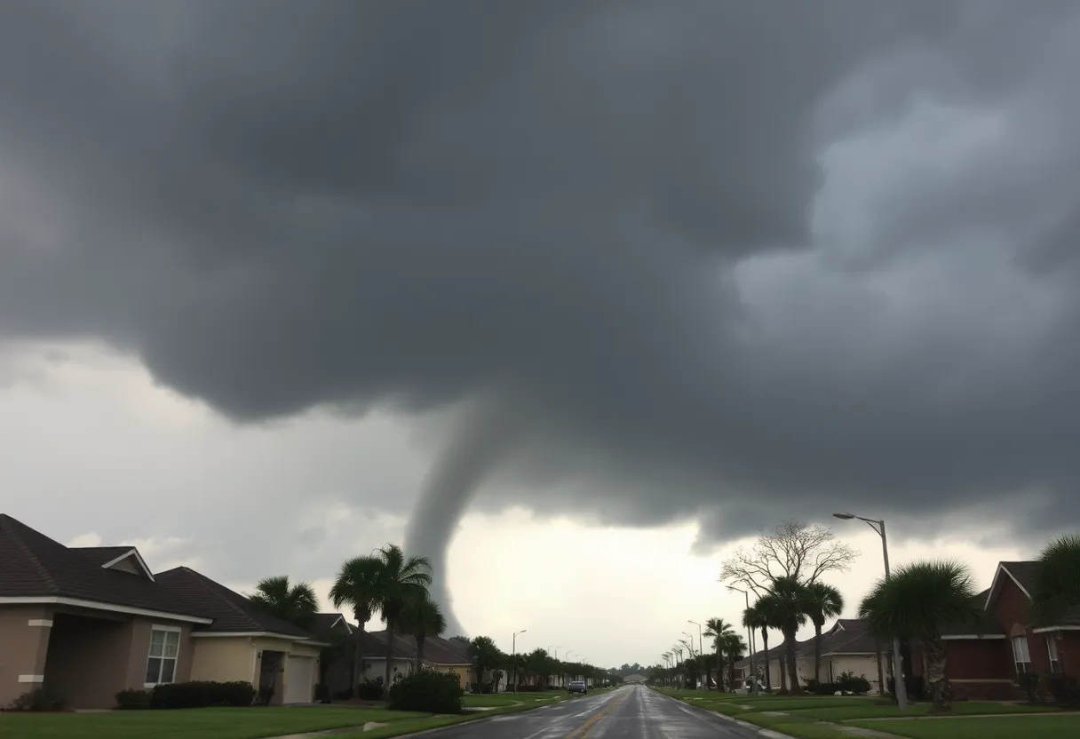 Tornado Touchdown in Central Florida