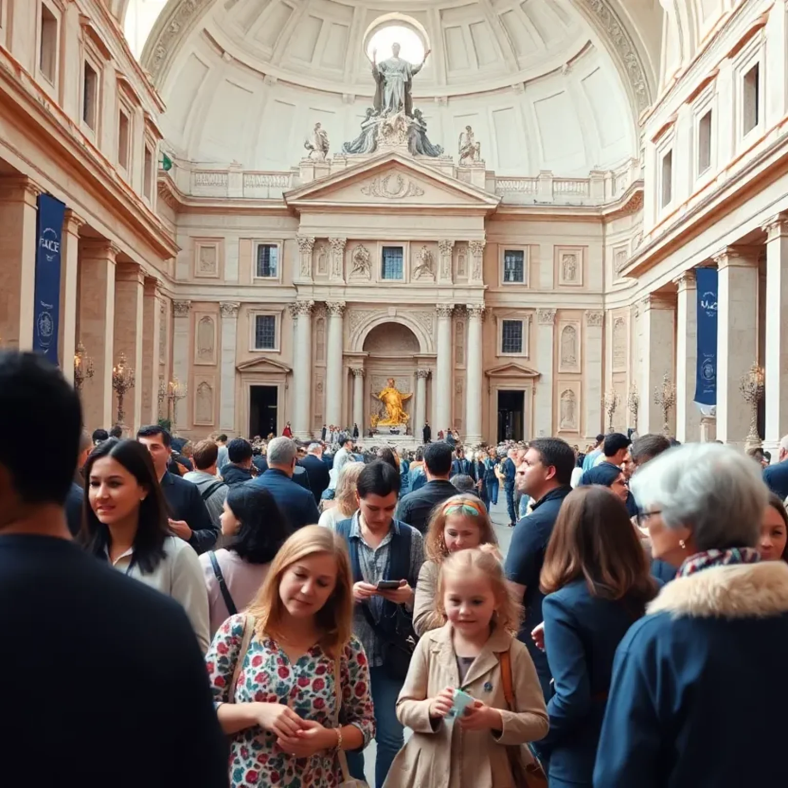 Welcoming Community at St. Peter’s Basilica