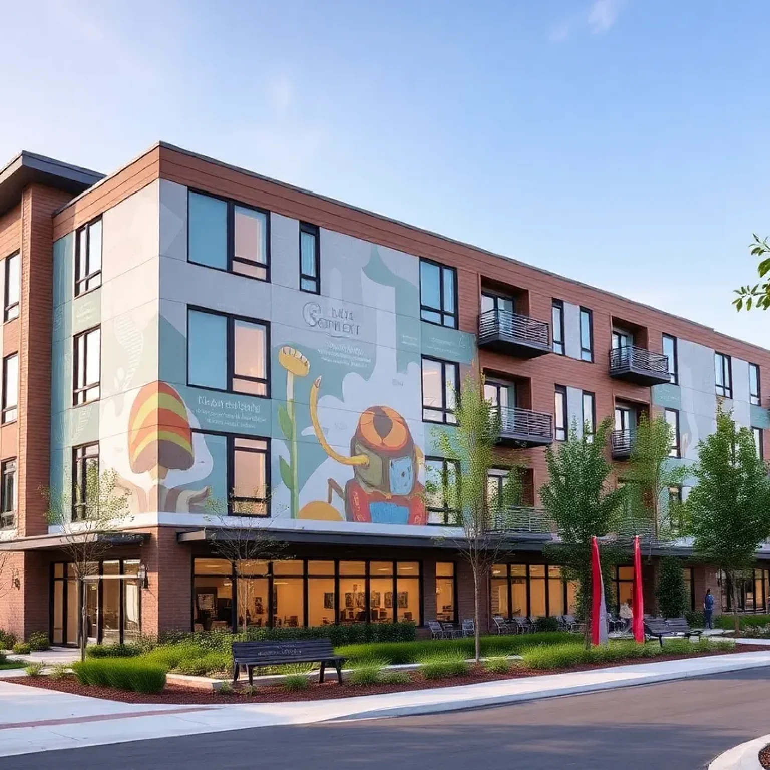 Render of the new affordable senior housing facility in St. Petersburg