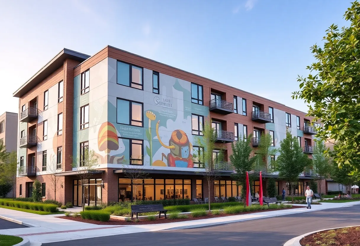 Render of the new affordable senior housing facility in St. Petersburg