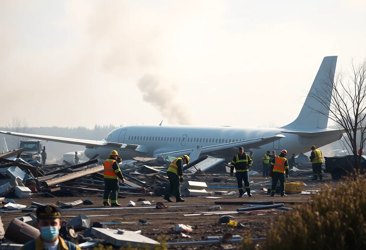 Aftermath of Air India Plane Crash in Ahmedabad