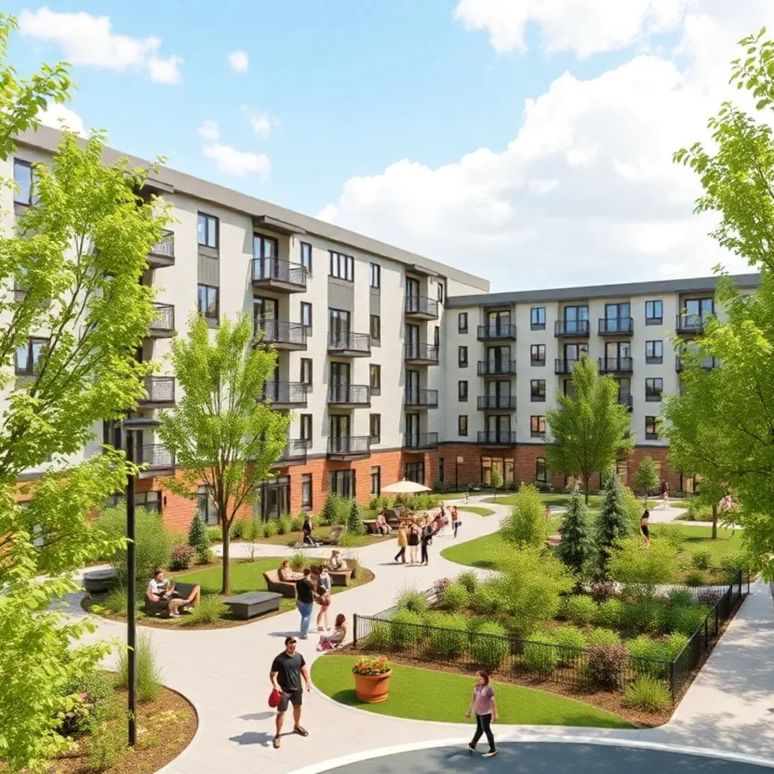 Proposed design of the Alta Roosevelt apartment complex in St. Petersburg