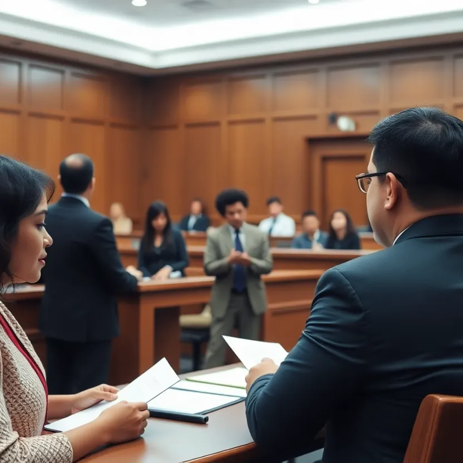 Courtroom Proceedings on Immigration Enforcement