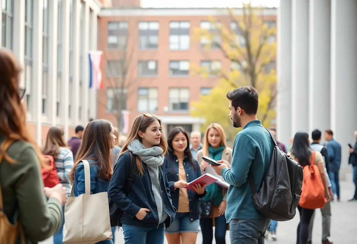 Diverse University Campus