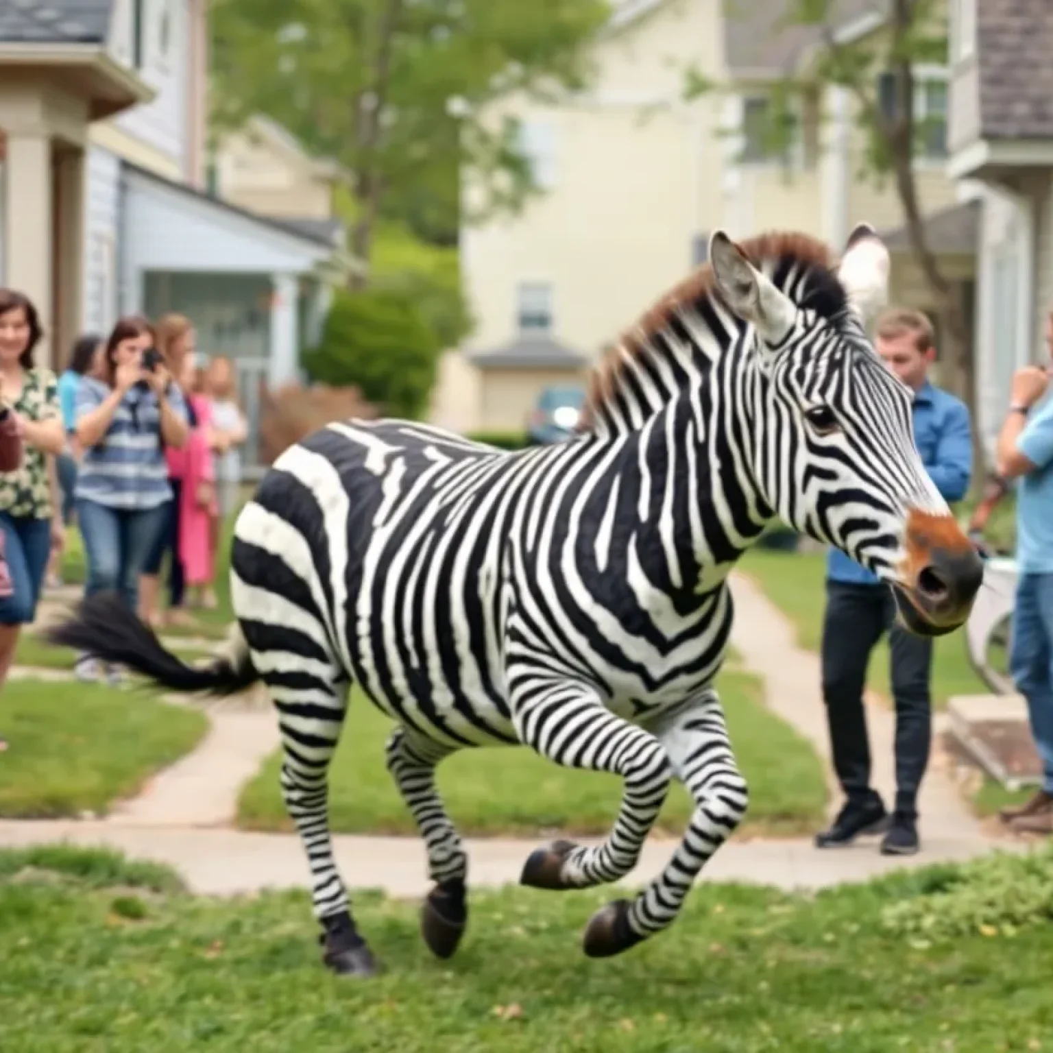 Ed the Zebra on the Run