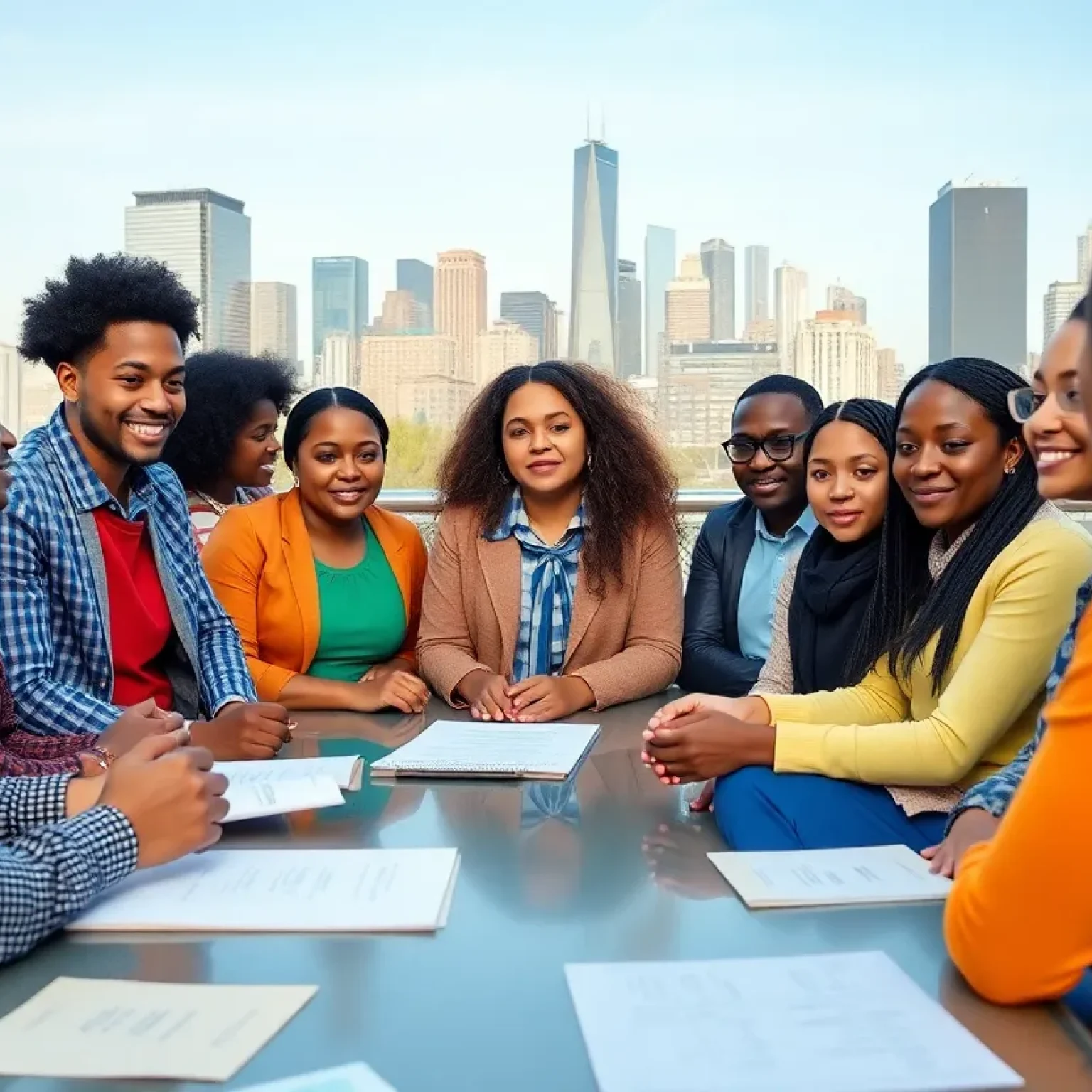 Community discussion on financial empowerment in St. Petersburg