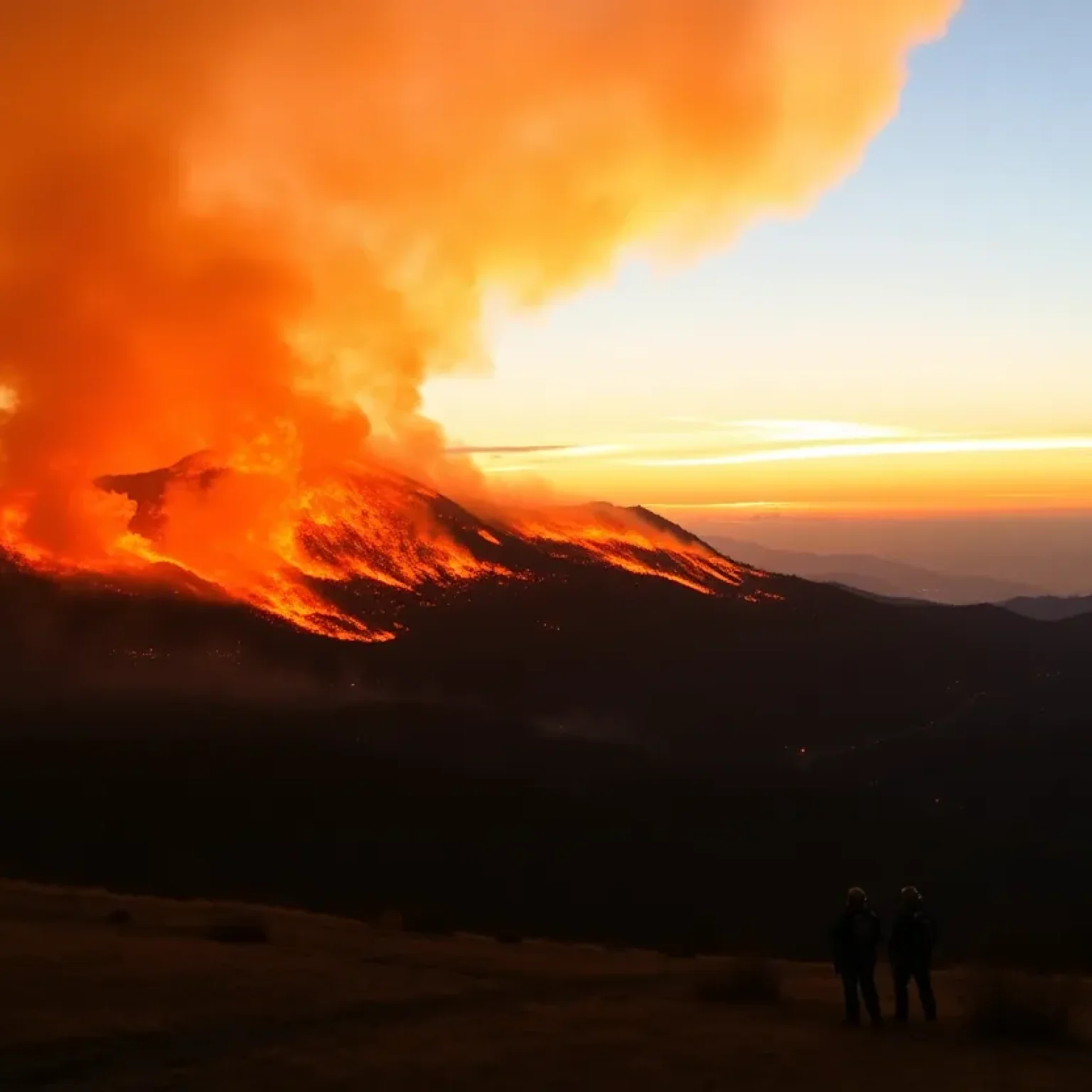 Firefighters Battling Wildfire in Idaho