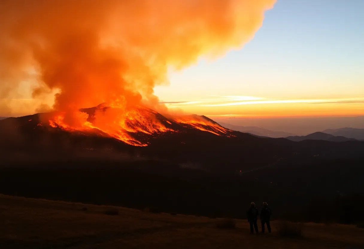 Firefighters Battling Wildfire in Idaho
