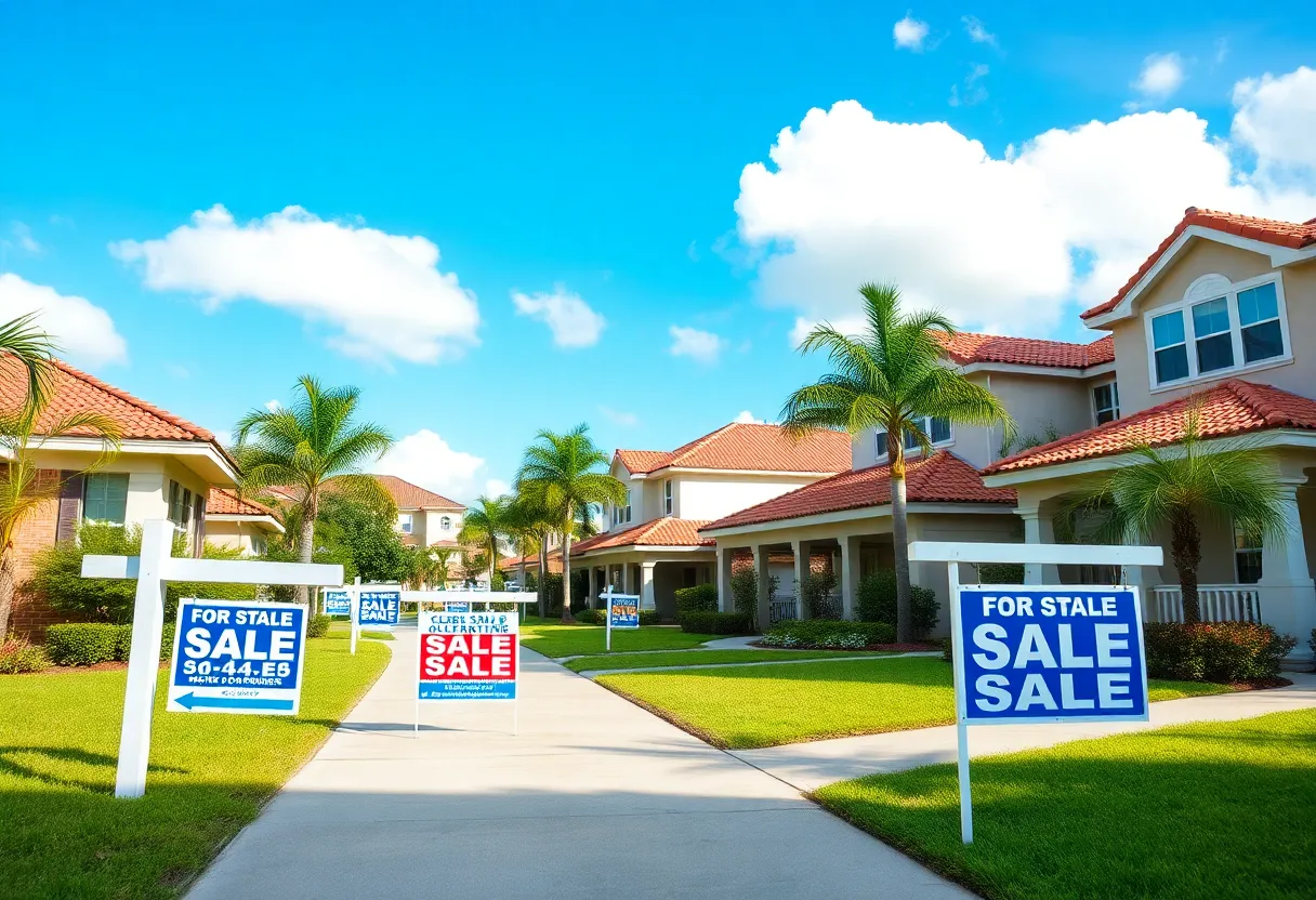 Neighborhood view of houses for sale in Florida