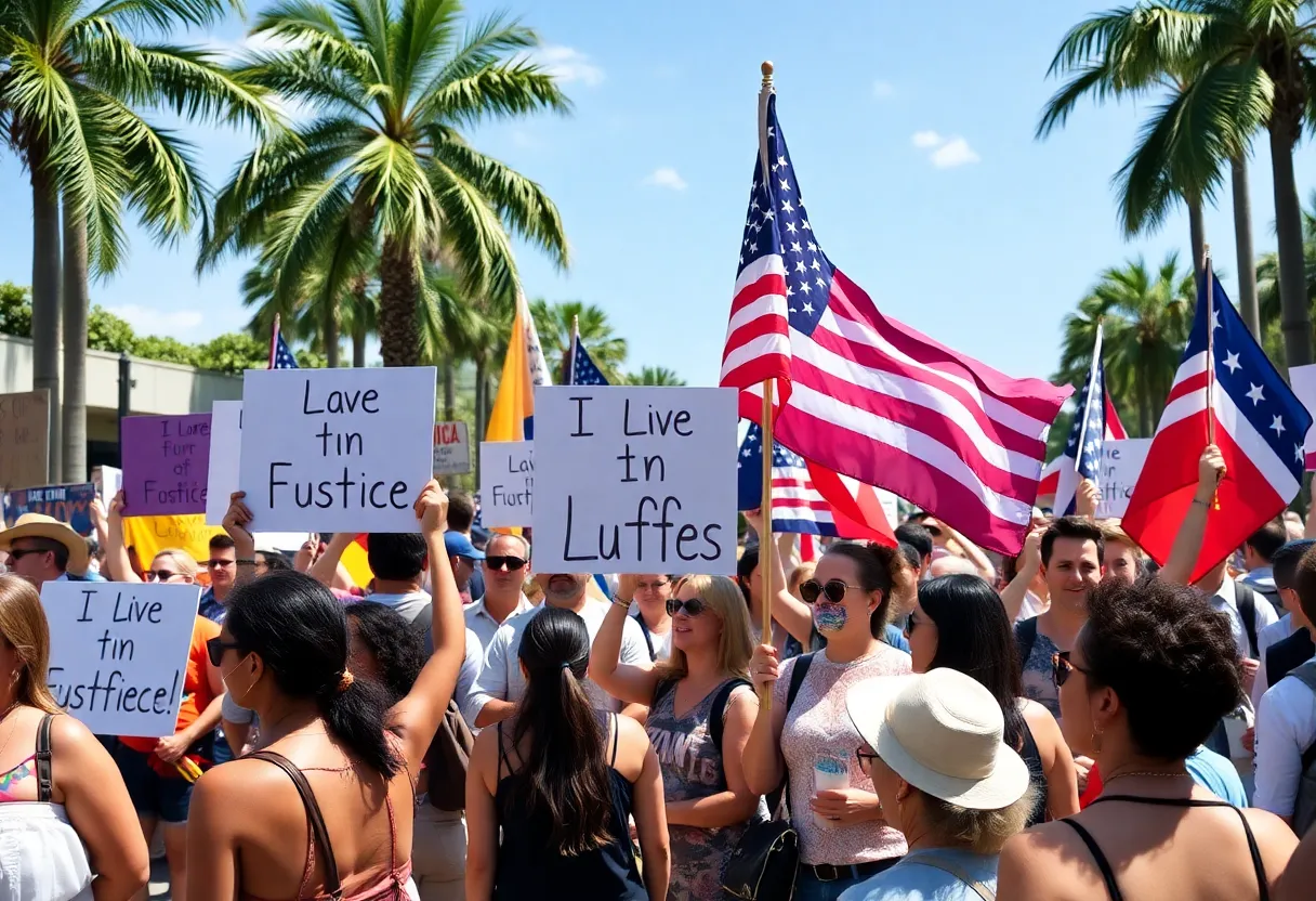 Florida Protests Against Trump