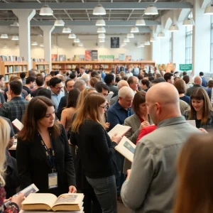 Attendees engaging in discussions at the Florida Studies Book Festival.