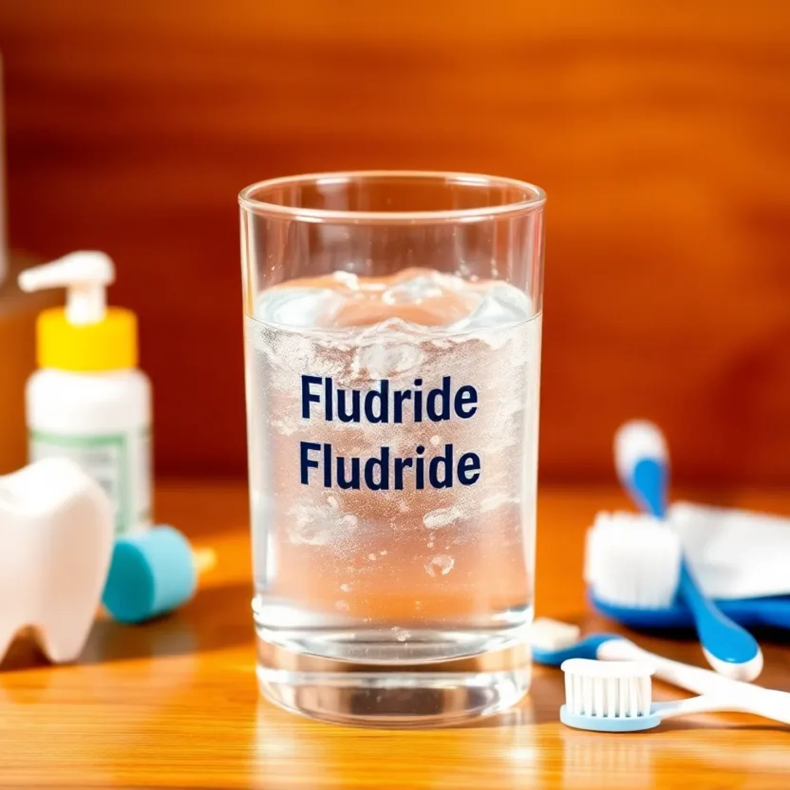 Representing the removal of fluoride from drinking water