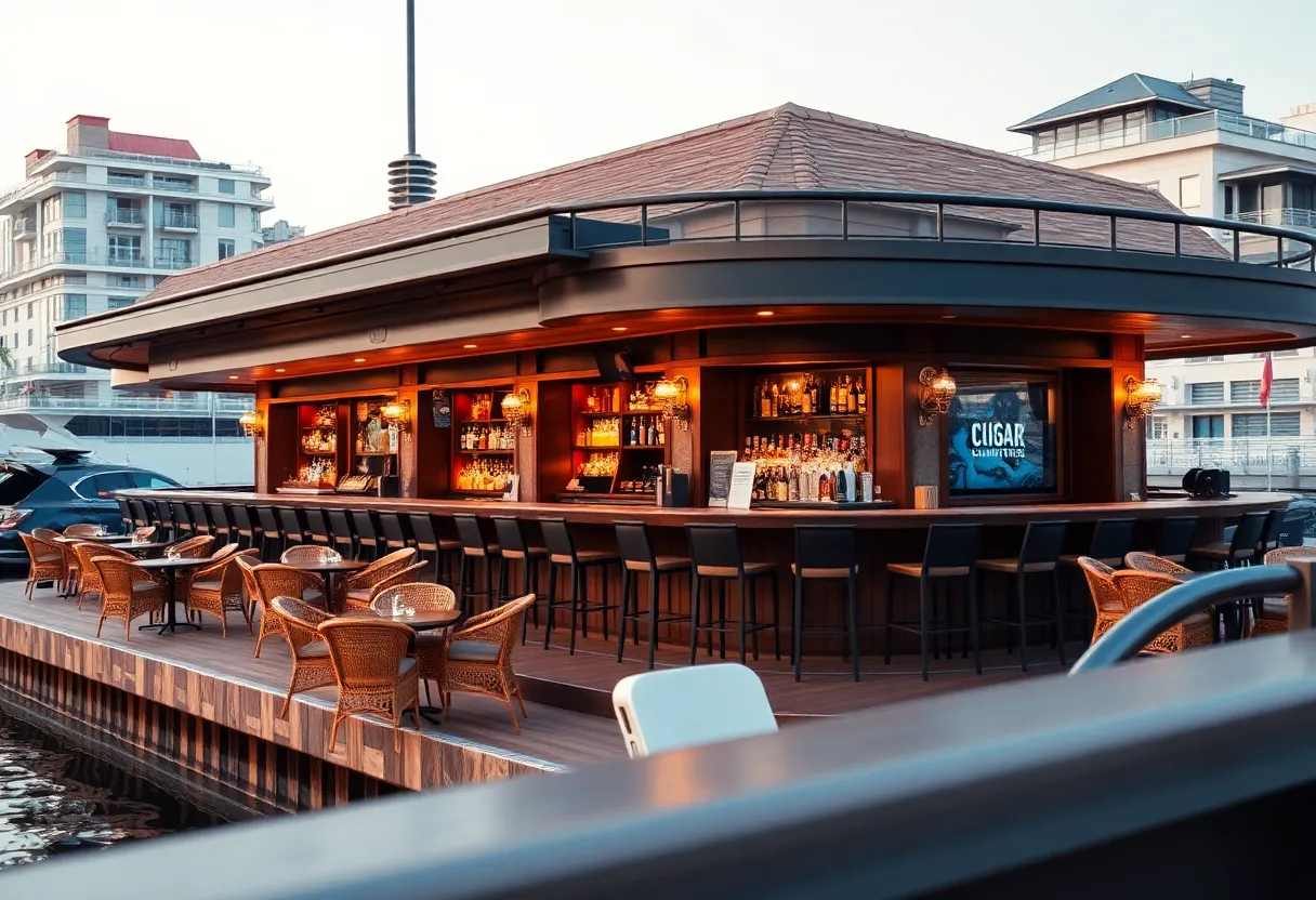 Flute & Dram Bar exterior with outdoor seating
