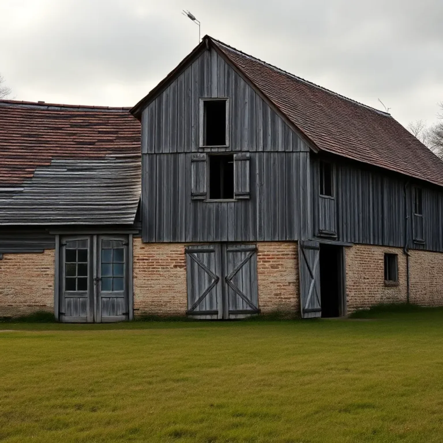 Reclaimed wood from a historic barn connected to D-Day history